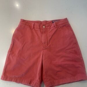 Vineyard Vines Men’s chino salmon pink club shorts Size 33